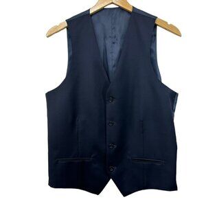 Alfani Men's Solid Suit Vest, Navy, 40 Slim